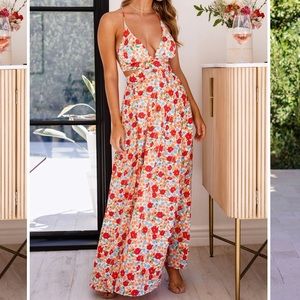 Priceless Aisling Floral Maxi Dress. NWT. Size medium.